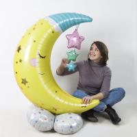 ФИГУРА/P70 фольга " AIR Месяц Звезды"