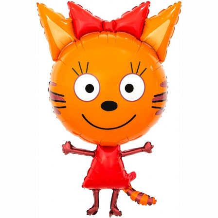 Шар (34''/86 см) Фигура, Три Кота, Карамелька