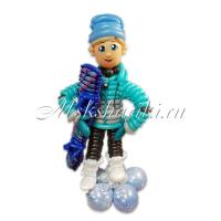 Фигура из шаров "Сноубордист "
